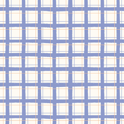 Spring Picnic Plaid in Light Periwinkle