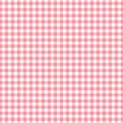 Summer Gingham in Wild Rose