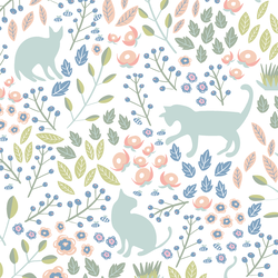 Large Cat Garden in Love