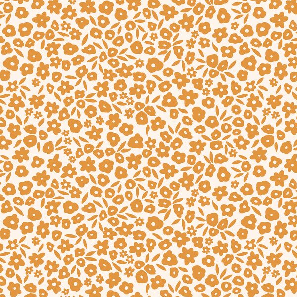 Flower Field in Butterscotch
