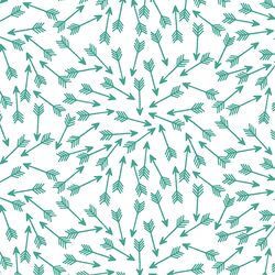 Arrows in Jade on White