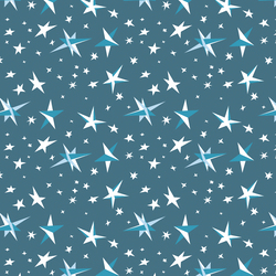Starry Night in Dark Sky