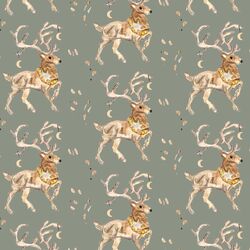 Reindeer in Soft Sage