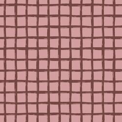 Painted Check in Vintage Rose