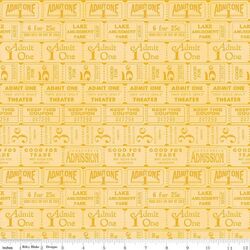 Ticket Row in Yellow