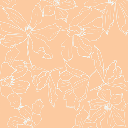 Sky Garden in Apricot Cream
