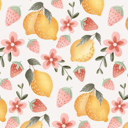 Strawberry Lemonade in Off White