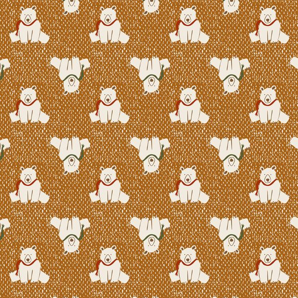 Small Polar Bears in Toffee