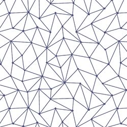 Astral Nights in Indigo on White