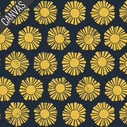 Sunshine Canvas in Navy Unbleached