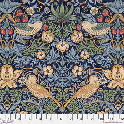Strawberry Thief in Navy