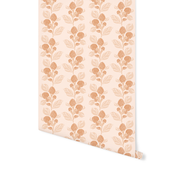 Blooming Vines in Pink Glow