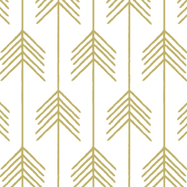 Vanes in Brass on White