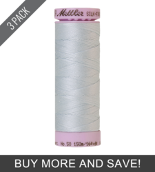 Starlight Blue (9105-0039) - Silk Finish Cotton 50wt - 164 Yards (3 Pack)