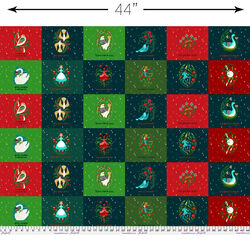 Christmas Days Yard Panel in Multi