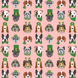 Irish Pups in Pink Carnation