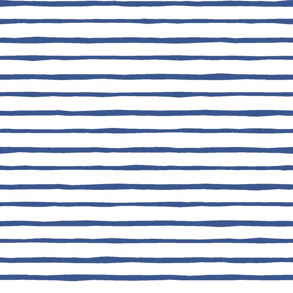 Artisan Stripe in Blue Jay on White