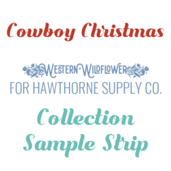 Cowboy Christmas Sample Strip