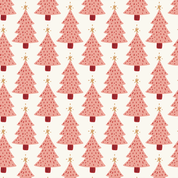 Christmas Tree in Coral Pink