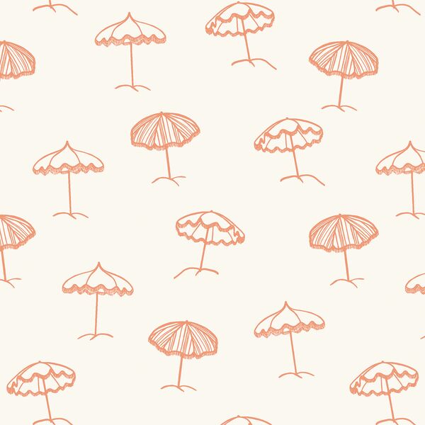 Umbrellas in Peach