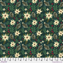 Winter Floral in Green