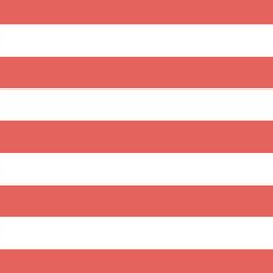 Horizontal Play Stripe in Salmon