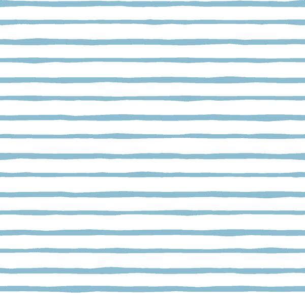 Artisan Stripe in Breeze on White