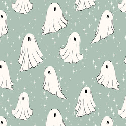 Ghosts in the Night in Mint Sky