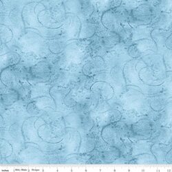 Painter's Watercolor Swirl in Cornflower