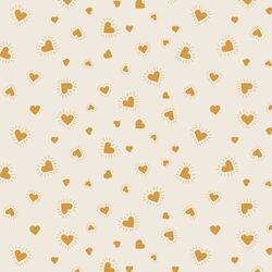 Sun Hearts in Golden Yellow on Egret