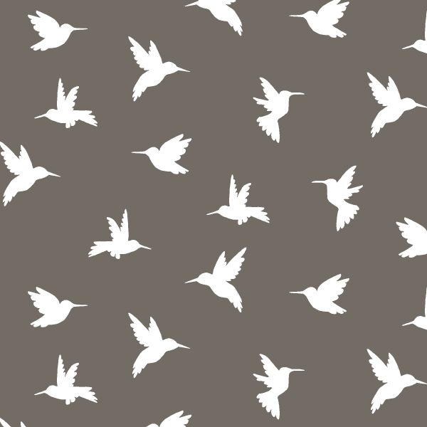 Hummingbird Silhouette in Stone
