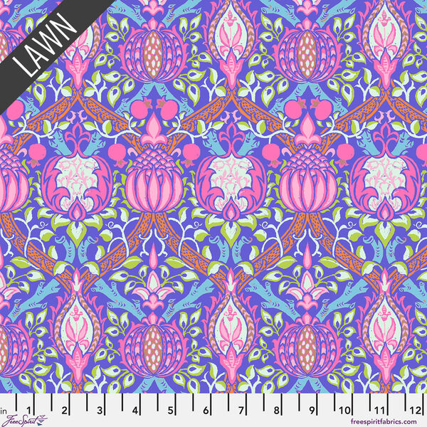 Granada Cotton Lawn in Purple