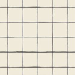 Large Halloween Grid in Cream