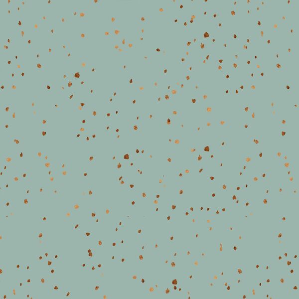 Painterly Dots in Patina