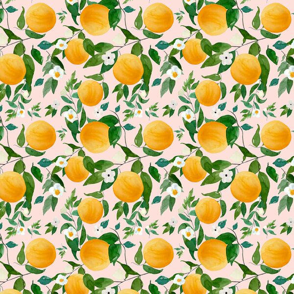 Small Oranges in Sunrise Pink