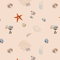 Sea Floor in Shell Pink