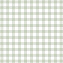 Gingham Check in Succulent Green