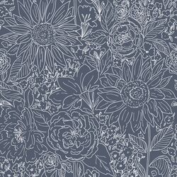 Paperie in Navy Petal