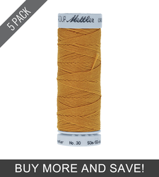 Star Gold (9146-0892) - Cordonnet 30wt Polyester - 55 Yards (5 Pack)