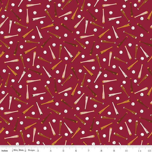 Baseball Toss in Maroon