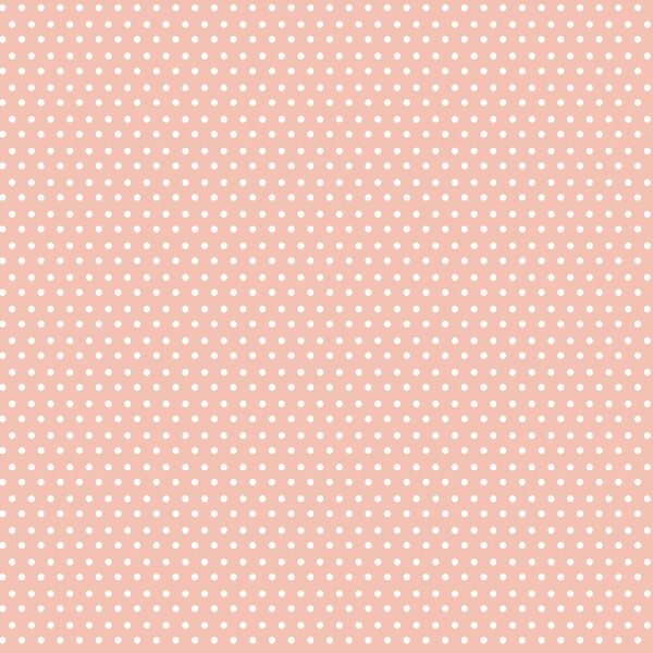 Polka Dots in Light Peach