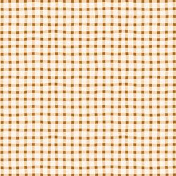 Wobbly Gingham in Copper Tan