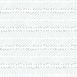 Chevron Arrows in Blue Lagoon on White