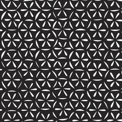 Hexablooms in Black