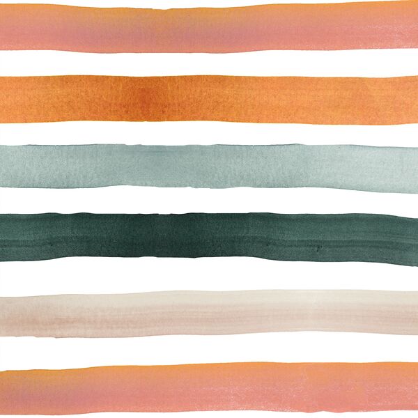 Large Painted Ombre Stripe in Oasis