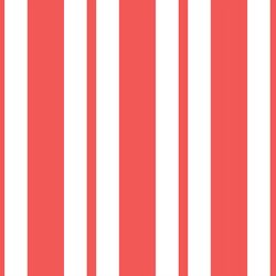 Summer Stripe in Firecracker Red
