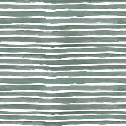 Watercolor Wash Stripe in Leafy