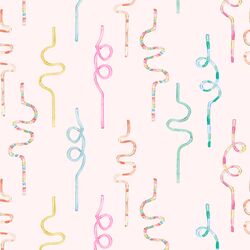 Large Twisty Straws in Pink