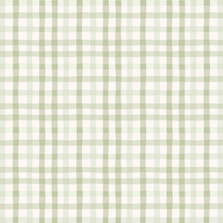 Gingham in Sage