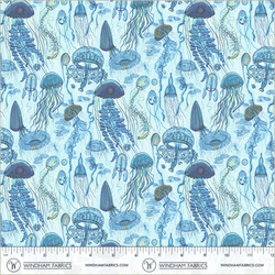 Jellyfish Field in Aqua